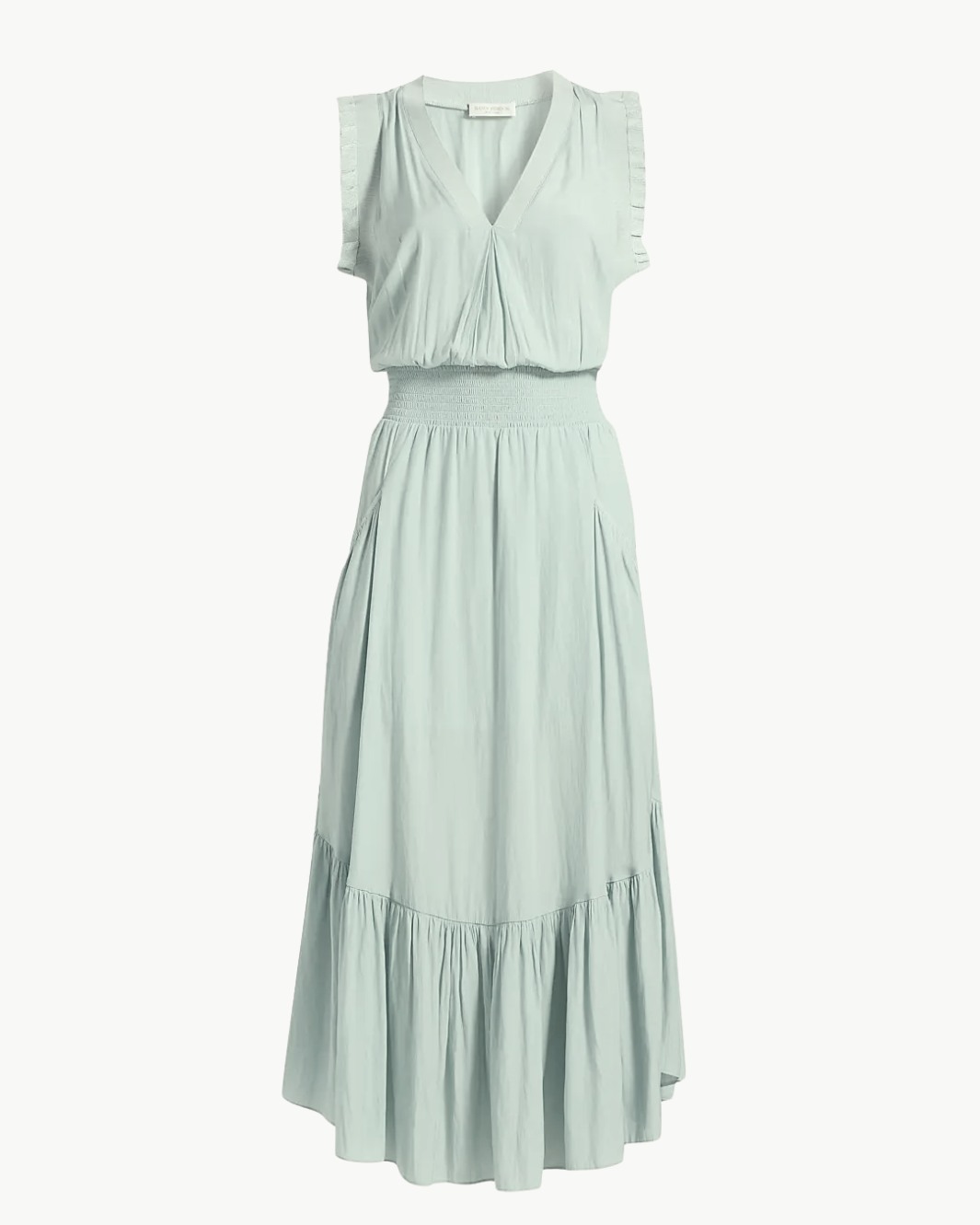 Ramy Brook COCO SMOCKED SLEEVELESS DRESS at Romi Boutique