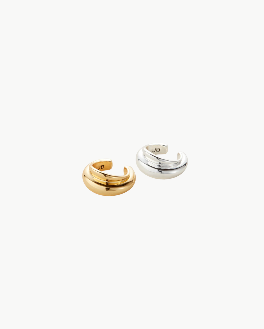 LEONA EAR CUFF SET IN TWO-TONE