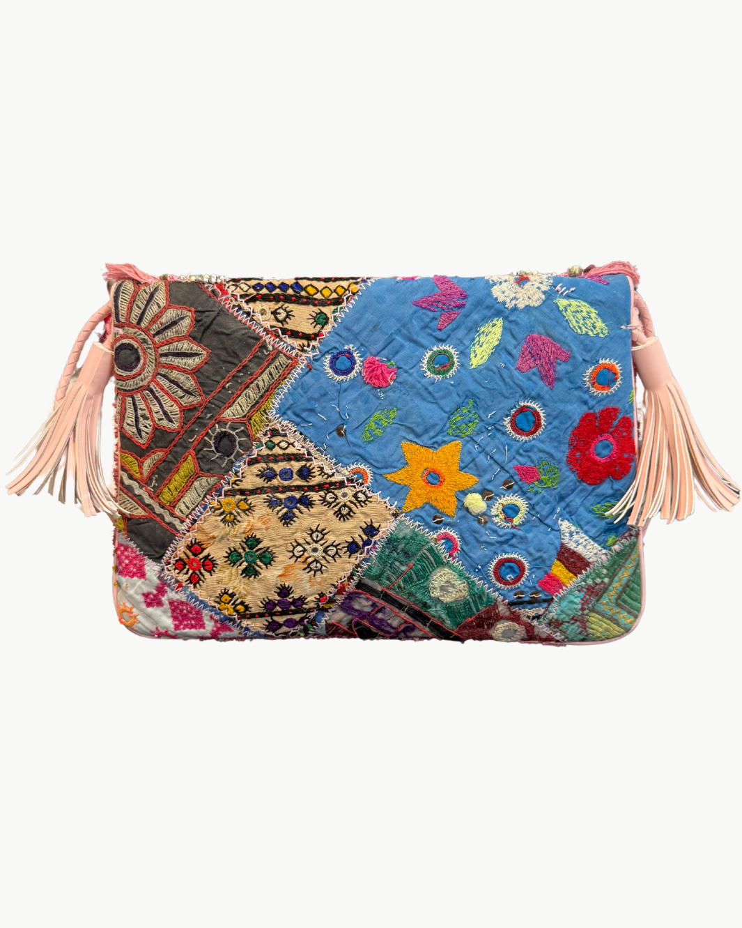 BANJARA CLUTCH IN PINK - Romi Boutique