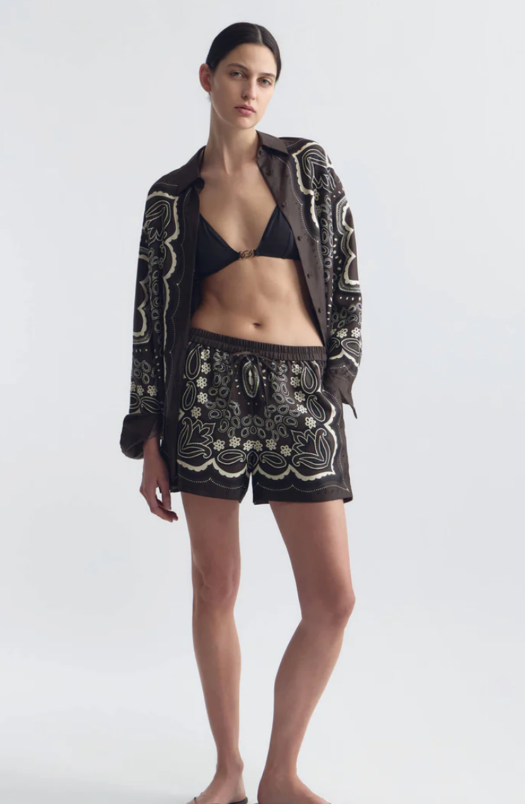 Frances Silk Short