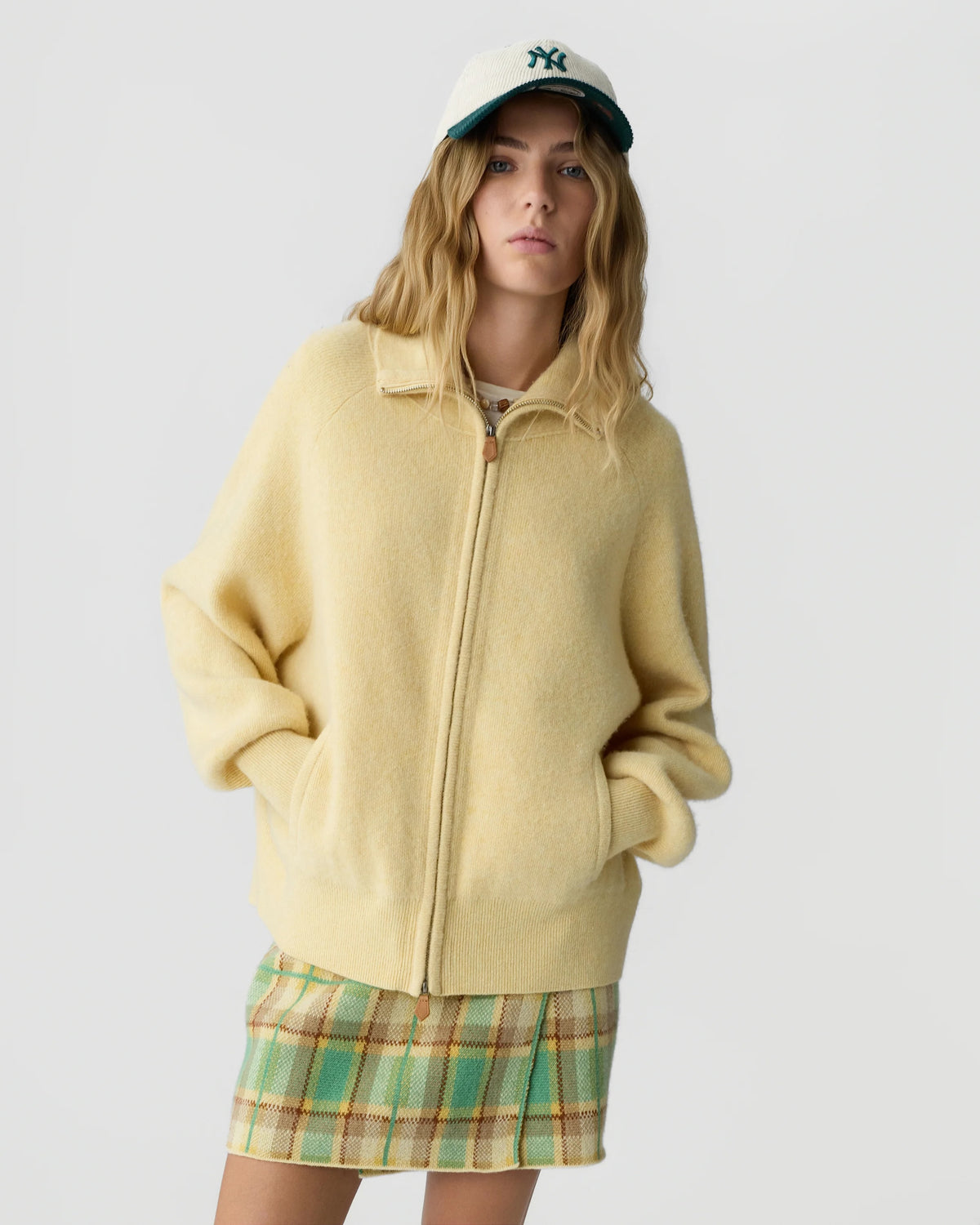 Guest In Residence Felted Zip Jacket at Romi Boutique