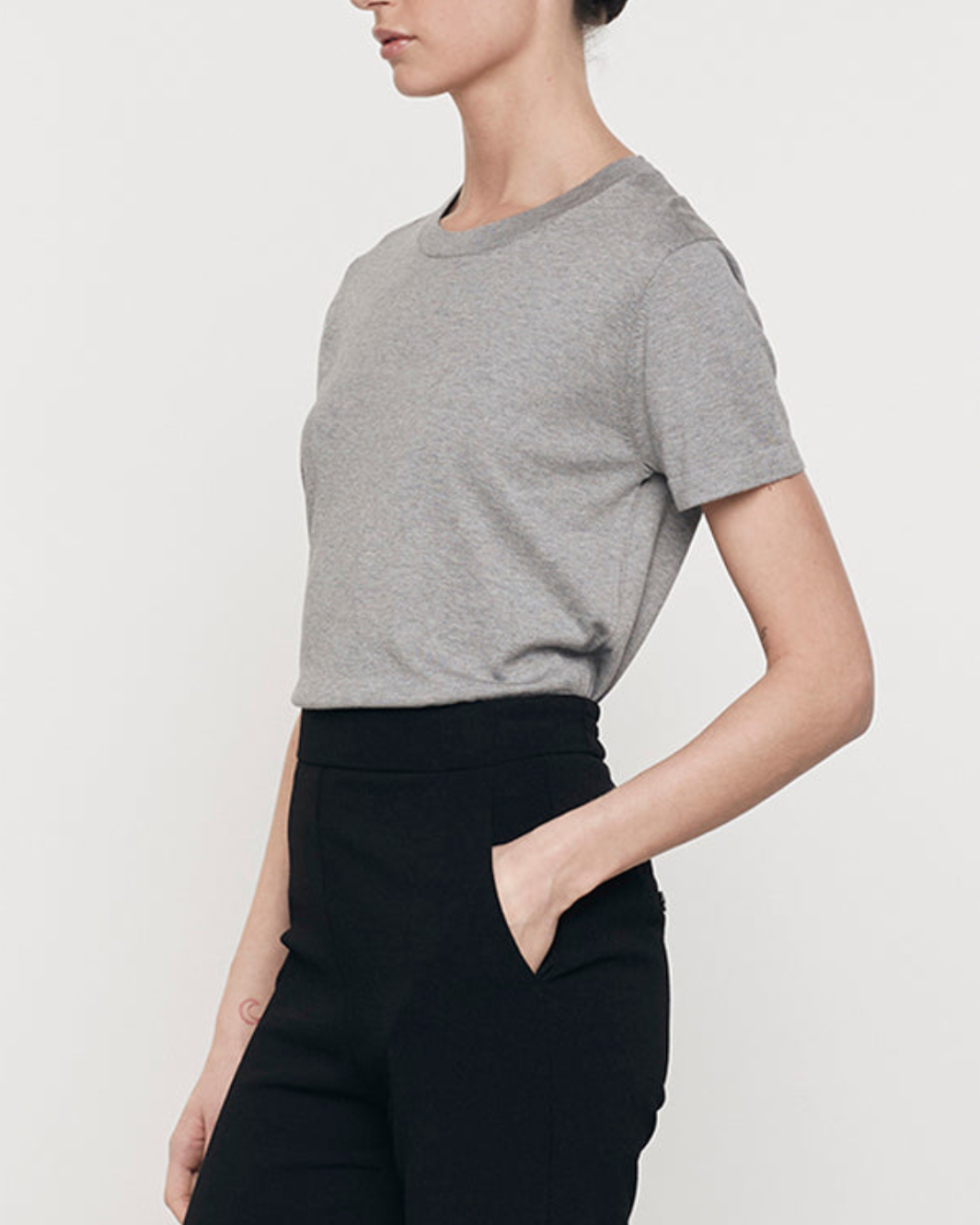 Enza Costa SILK KNIT PERFECT TEE at Romi Boutique