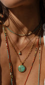 Anna Beck Mutsa Beaded Necklace - 42” at Romi Boutique