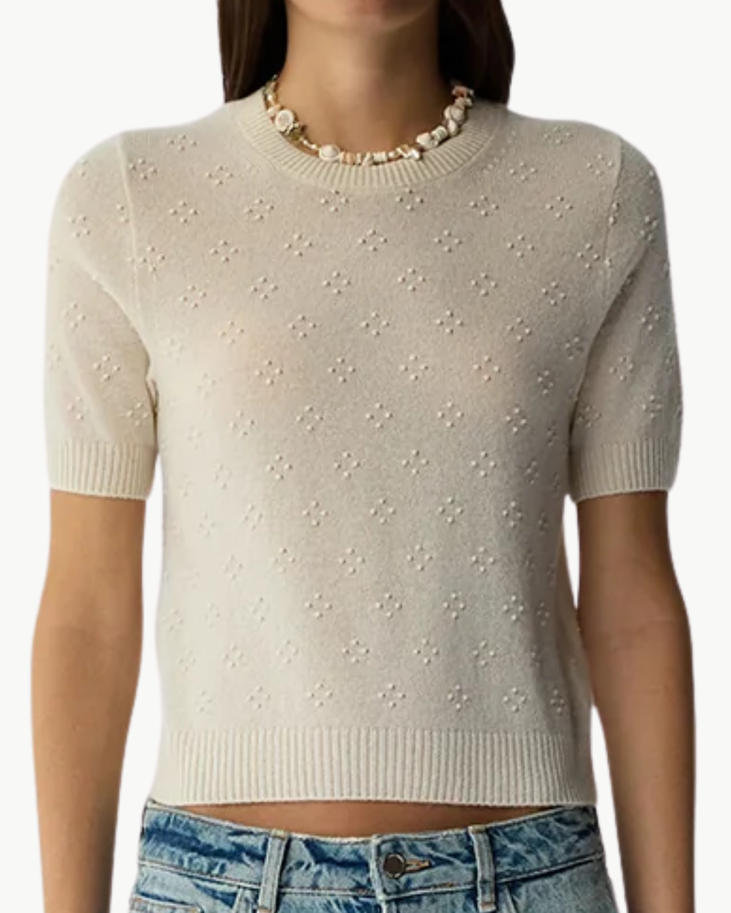 Guest In Residence COMPASS SWEATER TEE at Romi Boutique