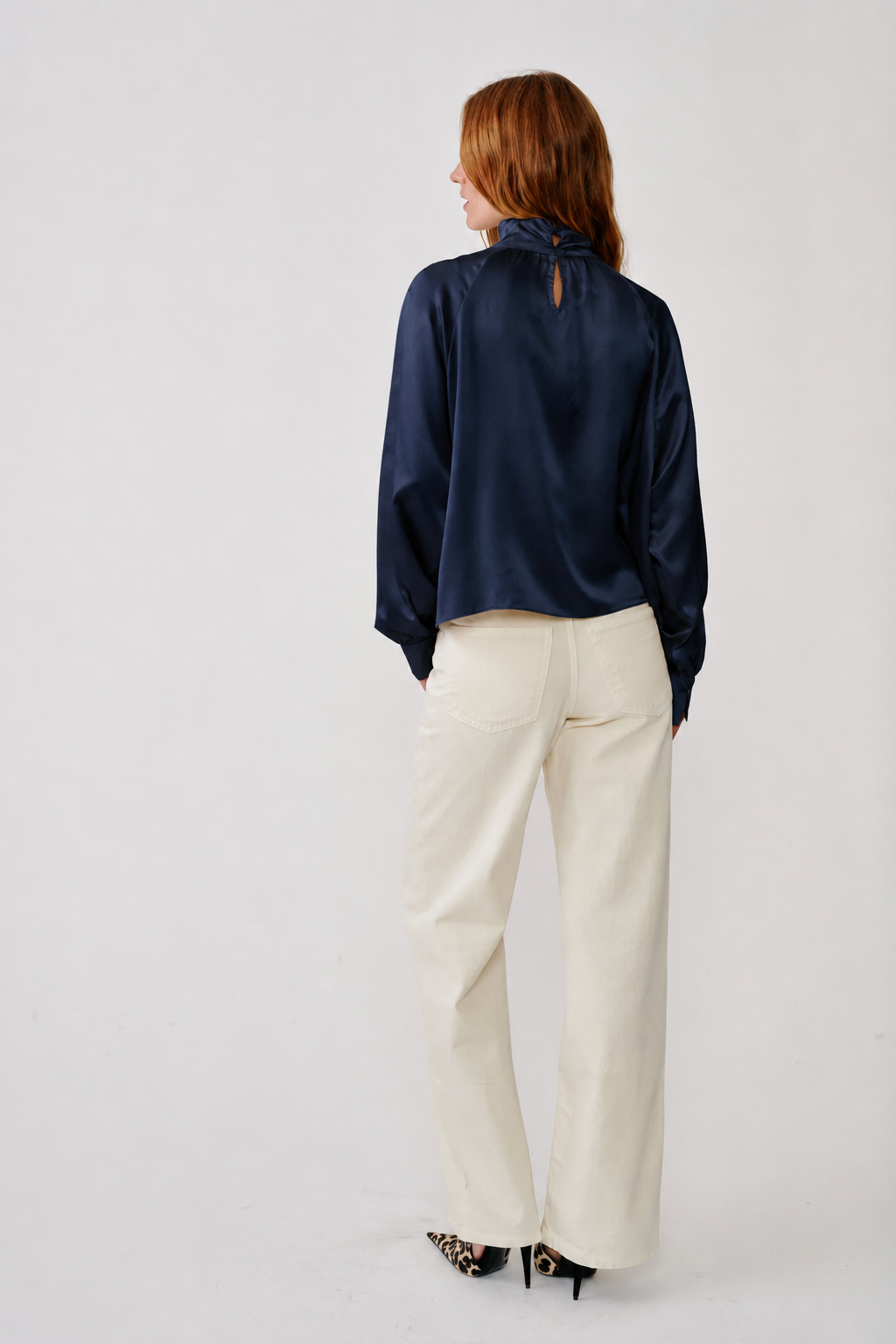 Nadine Slouchy Turtleneck Top
