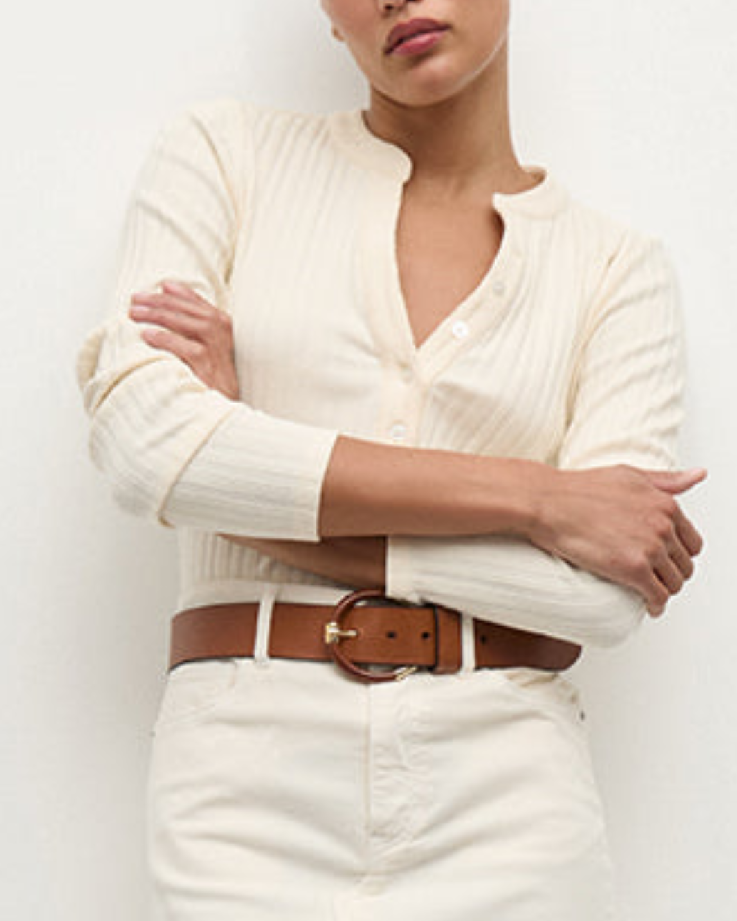 JOCELYN TOP IN IVORY - Romi Boutique