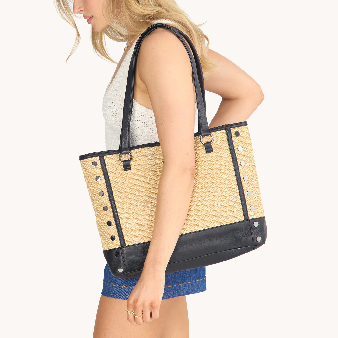 ANDERSEN REVIVAL IN CHAPARRAL RAFFIA/GUNMETAL