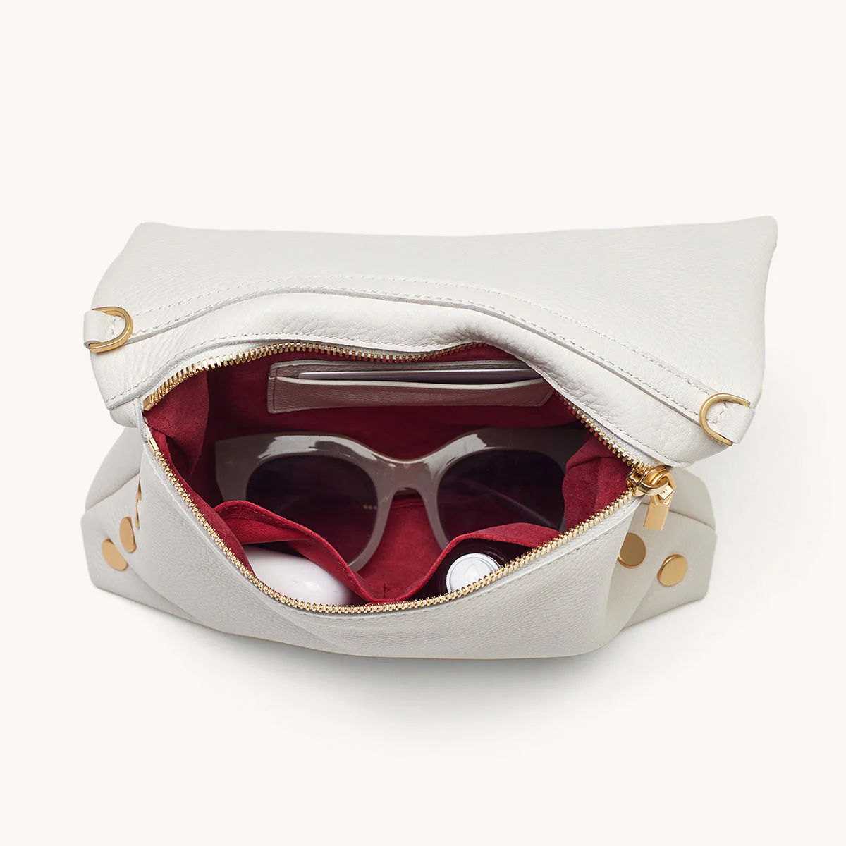VIP MED IN CALLA LILY WHITE/BRUSHED GOLD