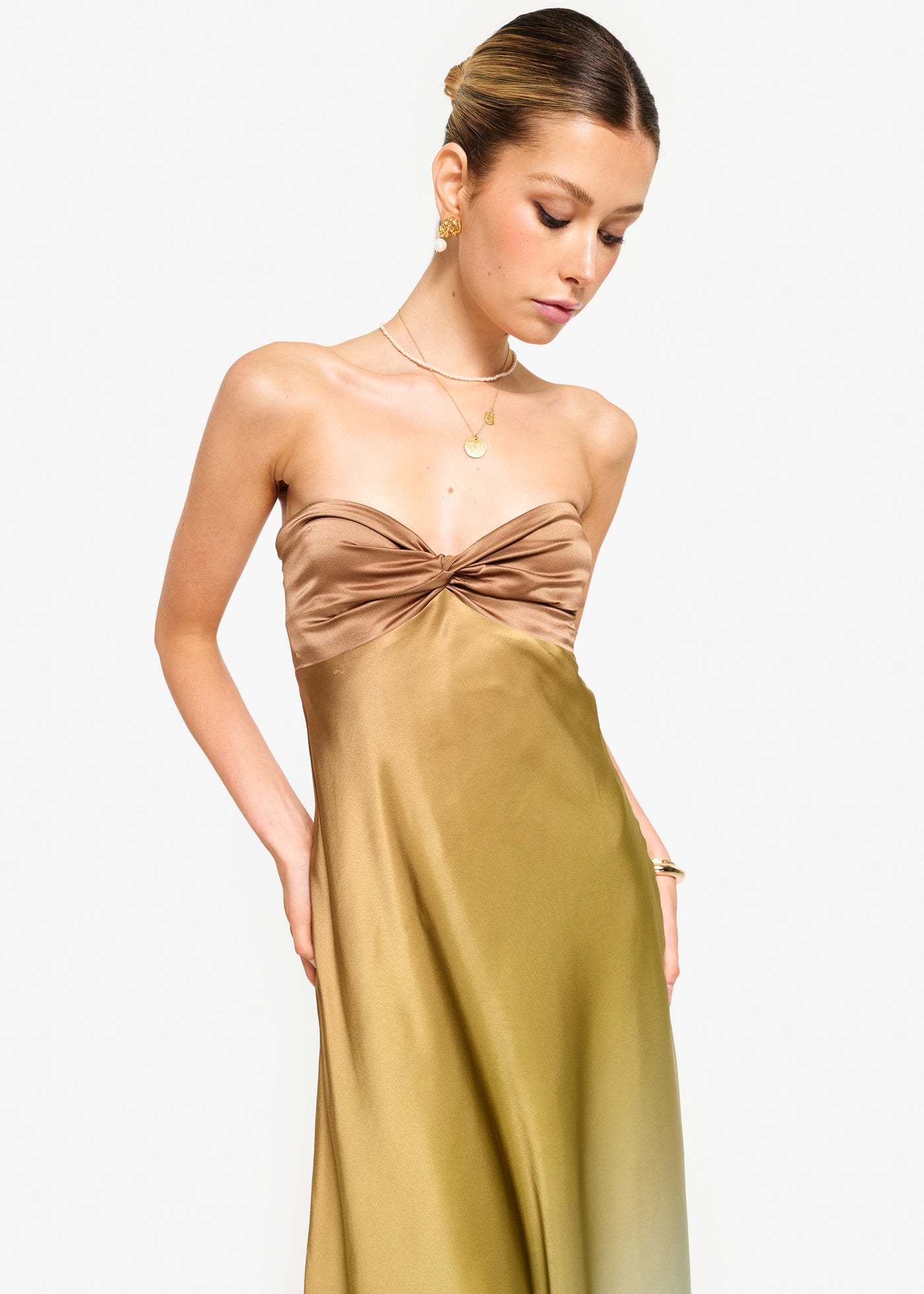 AVEIRO DRESS IN OASIS OMBRE