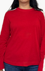 Re/Done Star Contrast LS Jersey at Romi Boutique