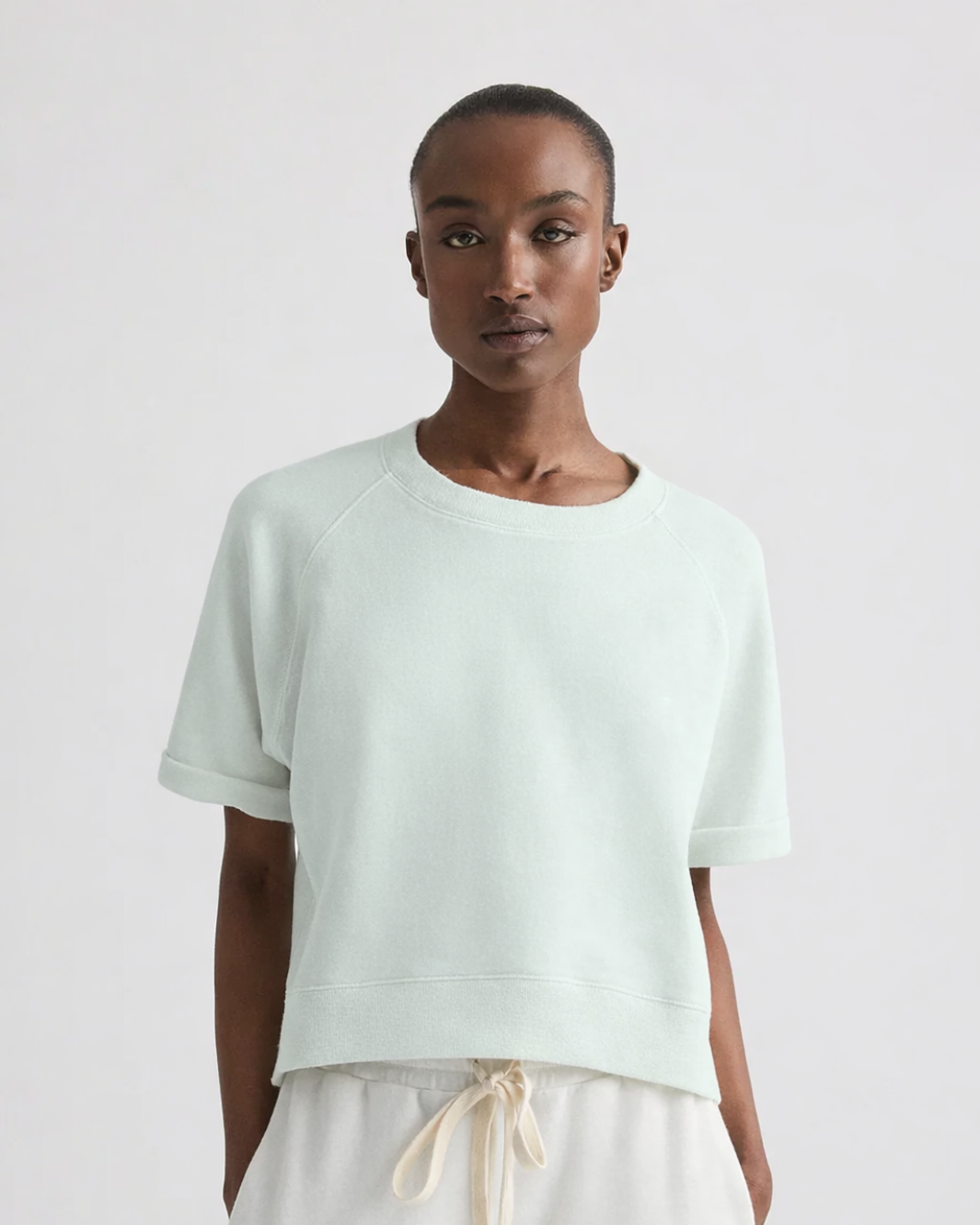 TWP SLOUCHY ROLLED TEE at Romi Boutique
