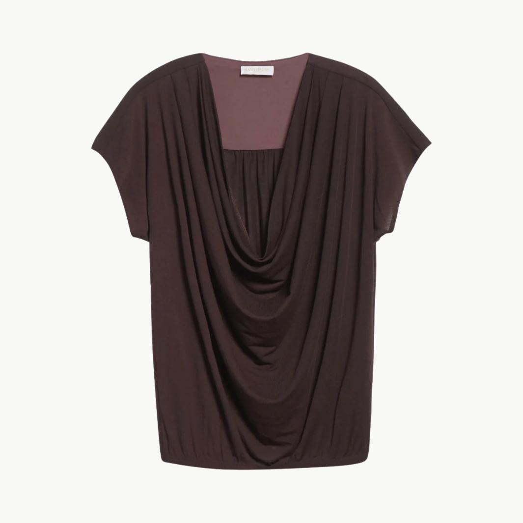 Ramy Brook DOROTHY KNIT COWL NECK TOP at Romi Boutique