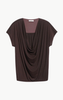 Ramy Brook DOROTHY KNIT COWL NECK TOP at Romi Boutique