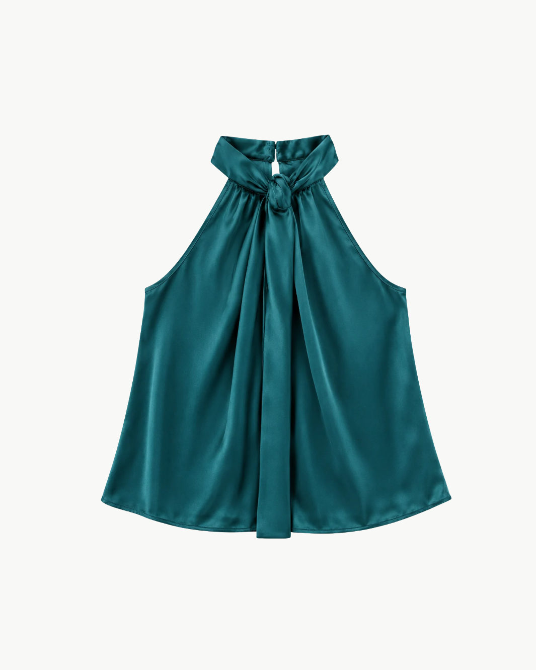 Go Silk Go High Neck Halter at Romi Boutique