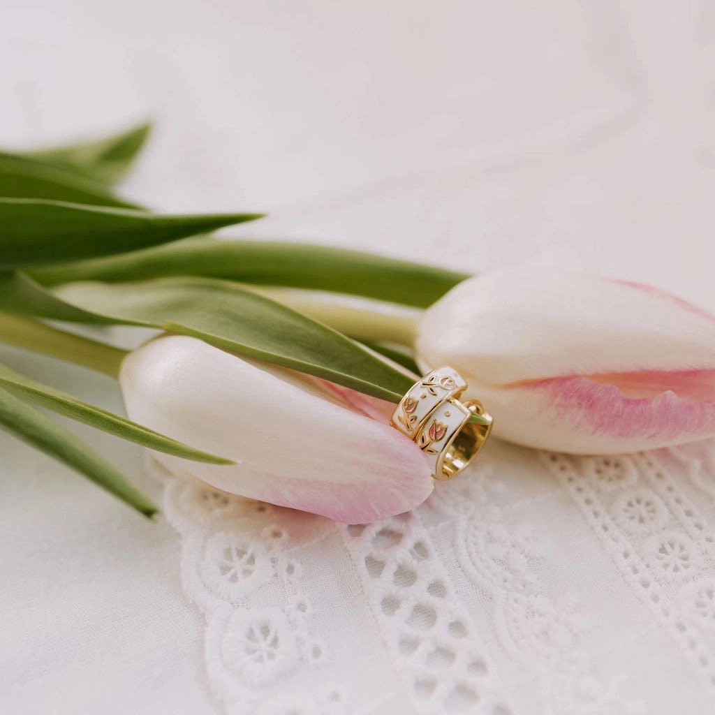 Romi Eloise Tea Cup Hoops at Romi Boutique