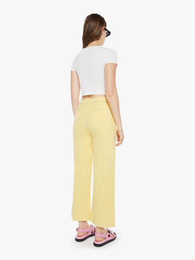 THE MAVEN WIDE HEM ANKLE IN CHALK IT UP SUNSHINE