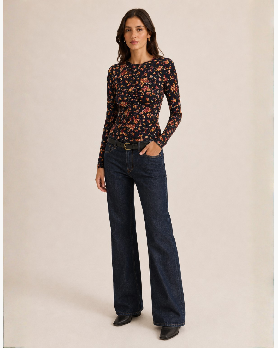 Neri Long Sleeve Jersey Top