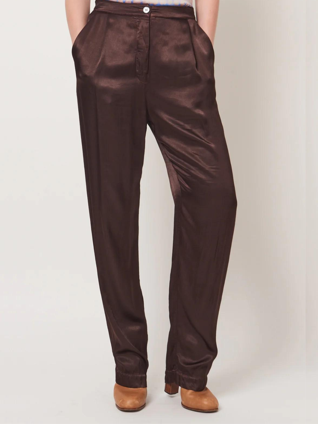 BIANCA PANT IN CHOCLATE - Romi Boutique