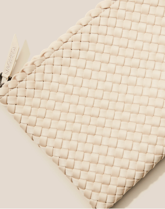 Naghedi ST. BARTHS MEDIUM TOTE IN ECRU at Romi Boutique
