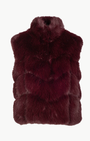 Generation Love ROSARIO FAUX FUR VEST at Romi Boutique