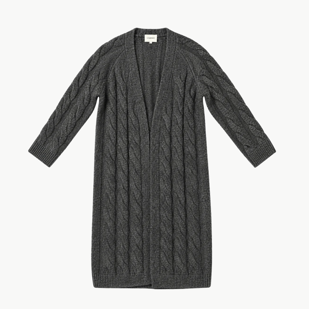 W.Cashmere Anne Cable Knit Cardigan at Romi Boutique