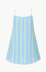 Staud LAURA LINEN MINI DRESS at Romi Boutique