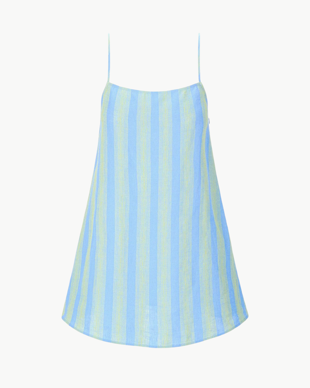 Staud LAURA LINEN MINI DRESS at Romi Boutique