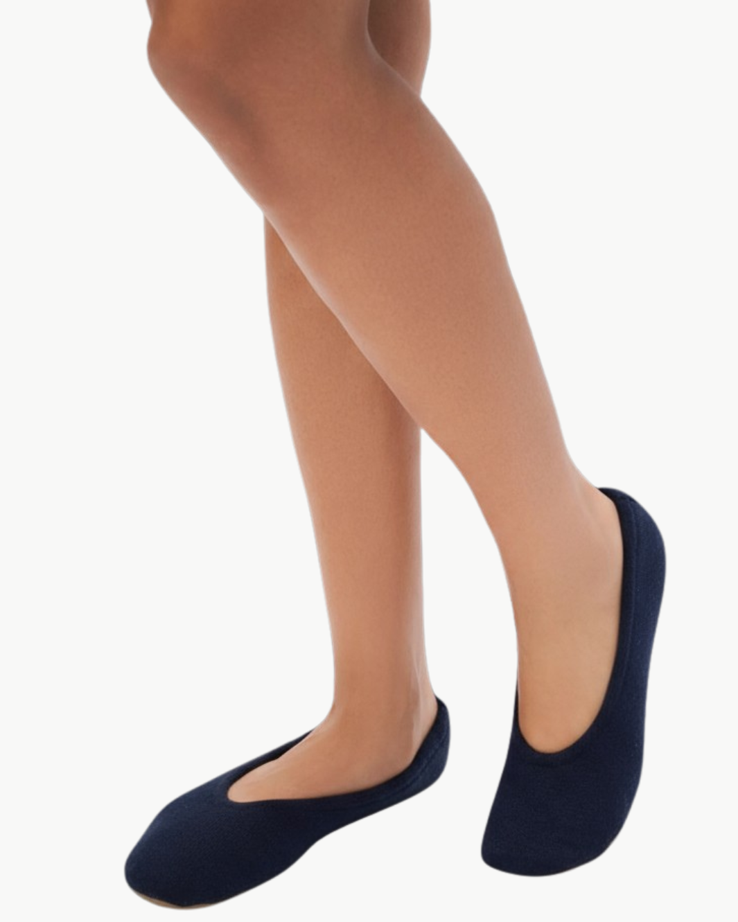 CASHMERE BALLET SLIPPER IN DEEP NAVY - Romi Boutique