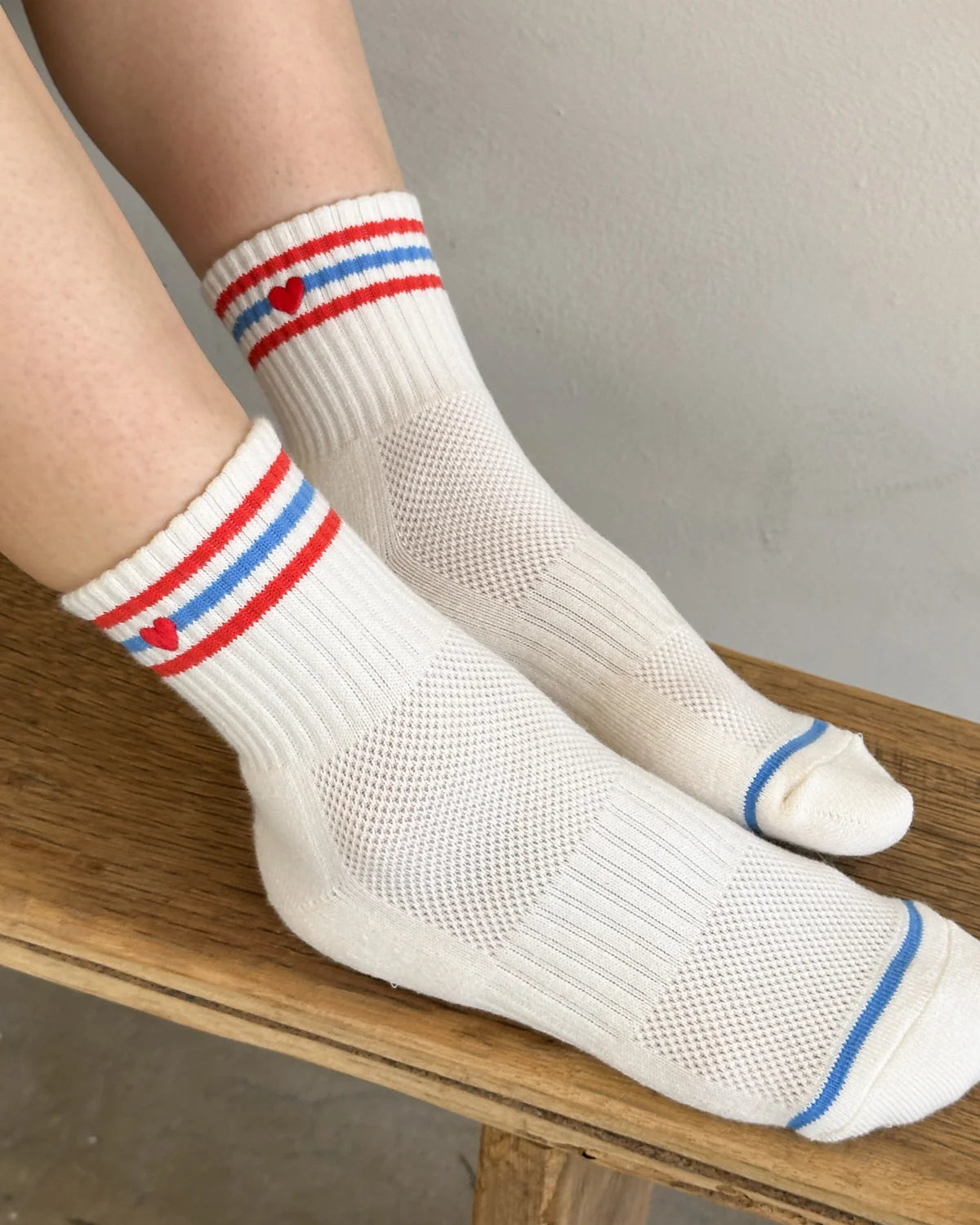 Le Bon Shoppe Embroidered Girlfriend Socks at Romi Boutique