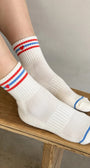 Le Bon Shoppe Embroidered Girlfriend Socks at Romi Boutique