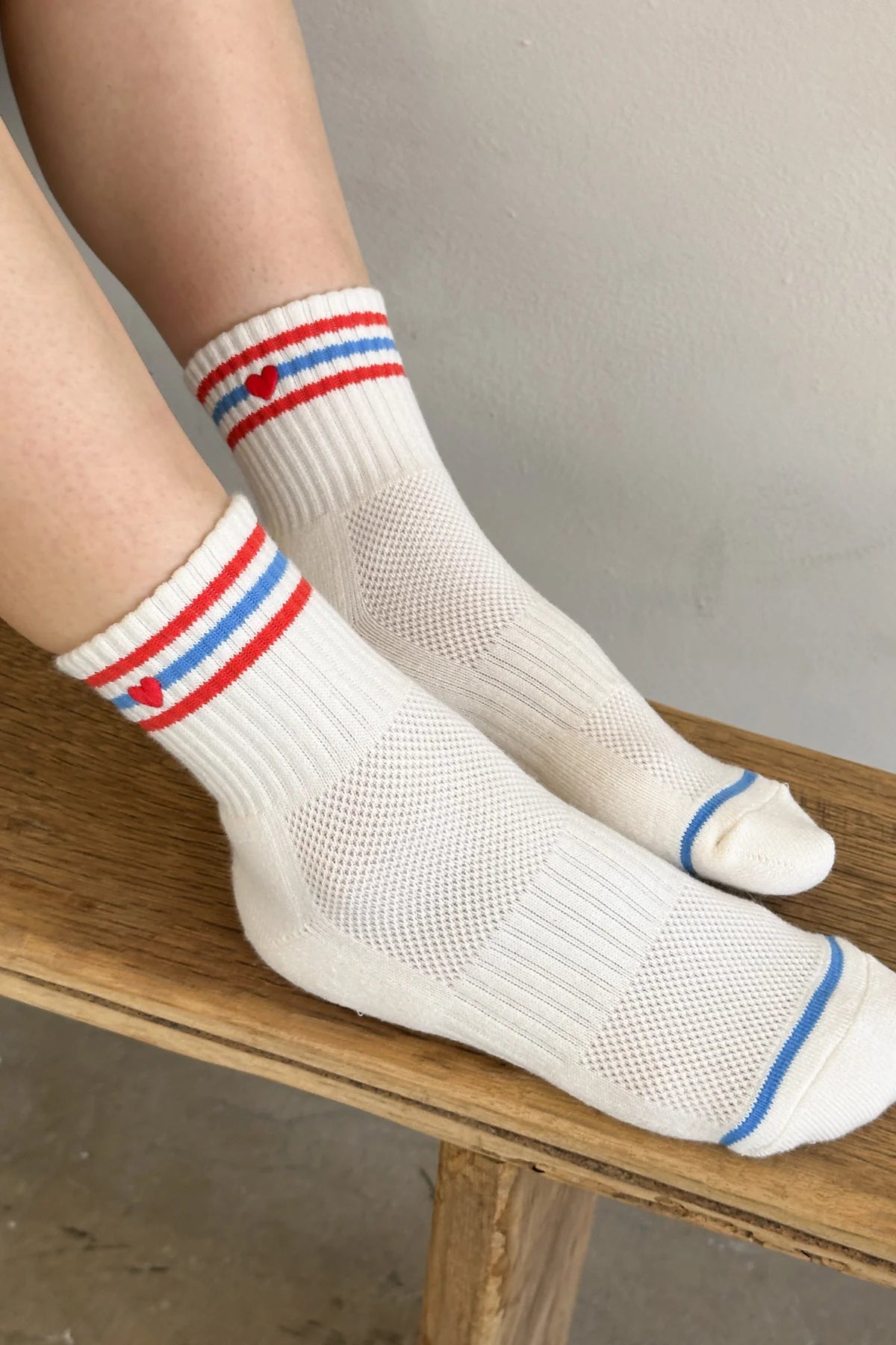 Le Bon Shoppe Embroidered Girlfriend Socks at Romi Boutique