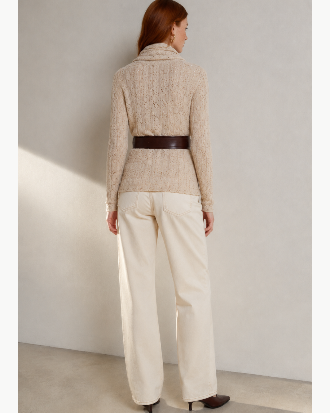 8-Ply Cable Drape Cardigan
