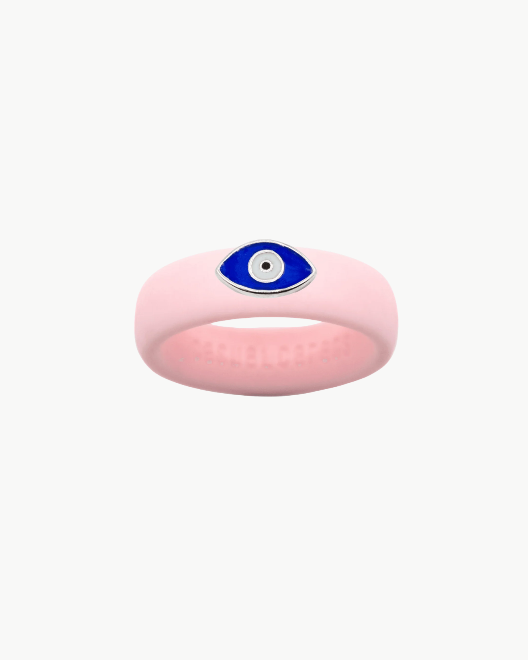 Enamel Evil Eye Silicone Ring