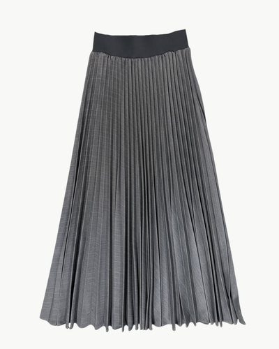 PINSTRIPE SKIRT IN GREY