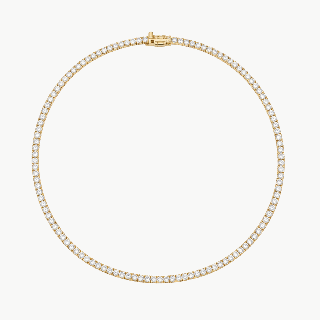 Emerson Stone Essential Diamond Tennis Necklace at Romi Boutique