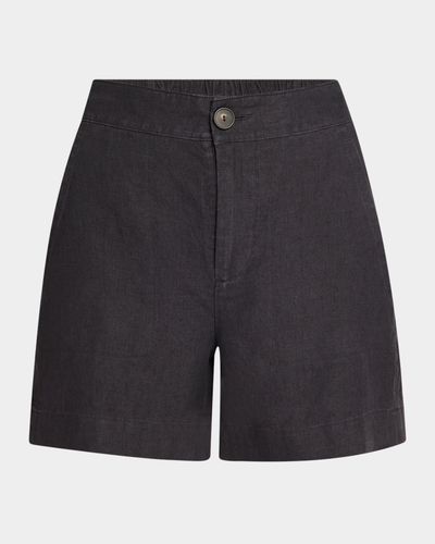 MID RISE HEMP SHORT IN NIGHT LAKE