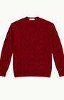 Autumn Cashmere CABLE CREW at Romi Boutique