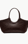 Dragon Diffusion NANTUCKET BASKET BIG IN DARK BROWN at Romi Boutique