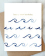 Abigail Jayne Design Waves Birthday Greeting Card at Romi Boutique