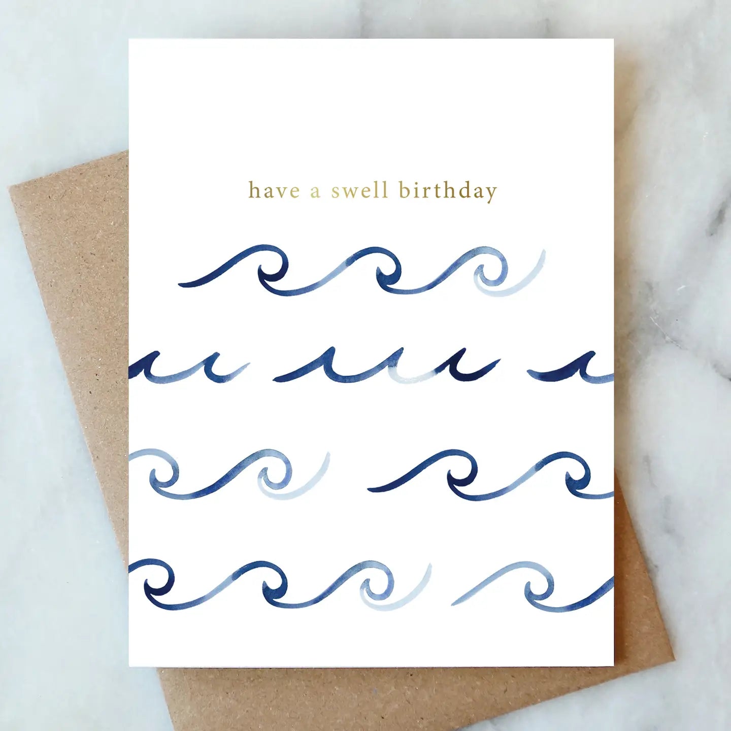 Abigail Jayne Design Waves Birthday Greeting Card at Romi Boutique