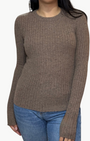 Autumn Cashmere RIB CREW at Romi Boutique