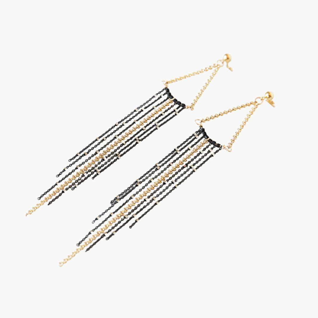 Maya Bauman VERA EARRINGS IN GOLD at Romi Boutique