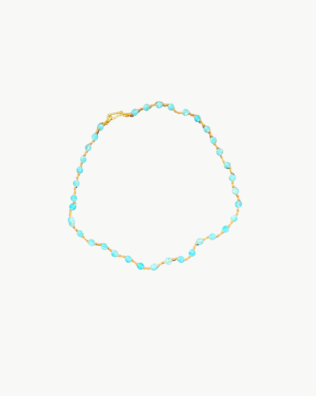 ANKLET IN AQUA AMAZONITE