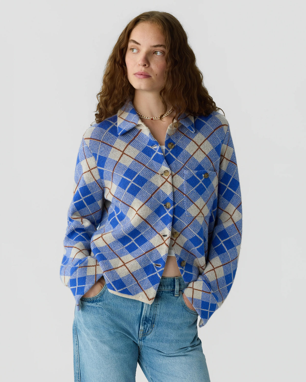 Guest In Residence Dylan Plaid Shirt at Romi Boutique