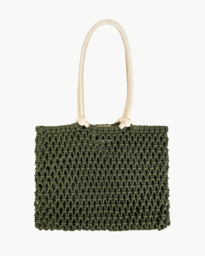 SANDY IN ARMY WITH CREAM HANDLES - Romi Boutique