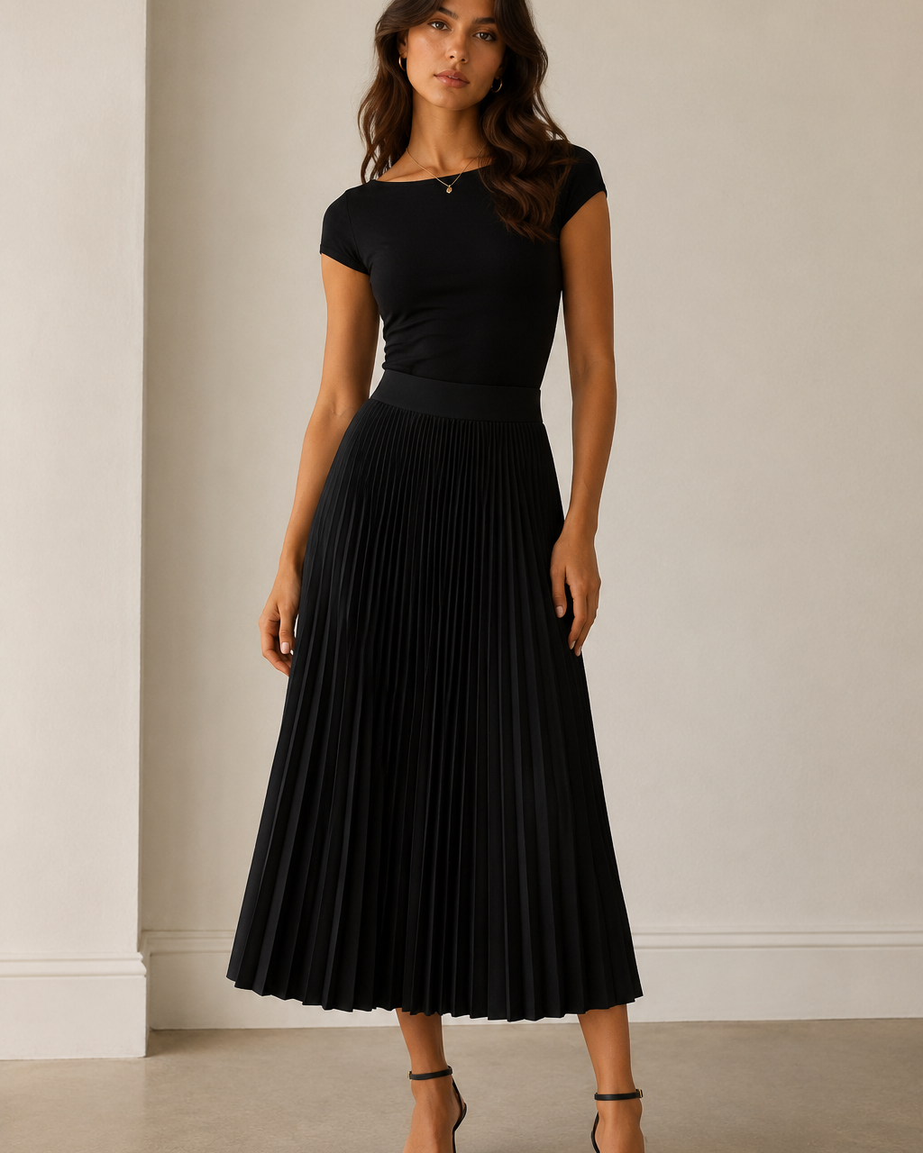 Classic Satin Skirt