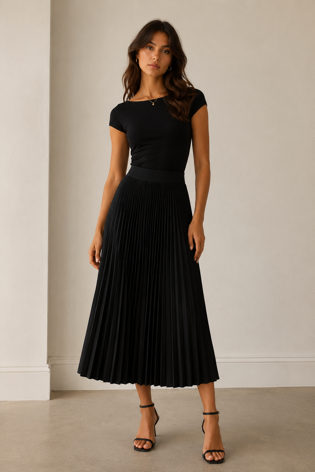 Classic Satin Skirt
