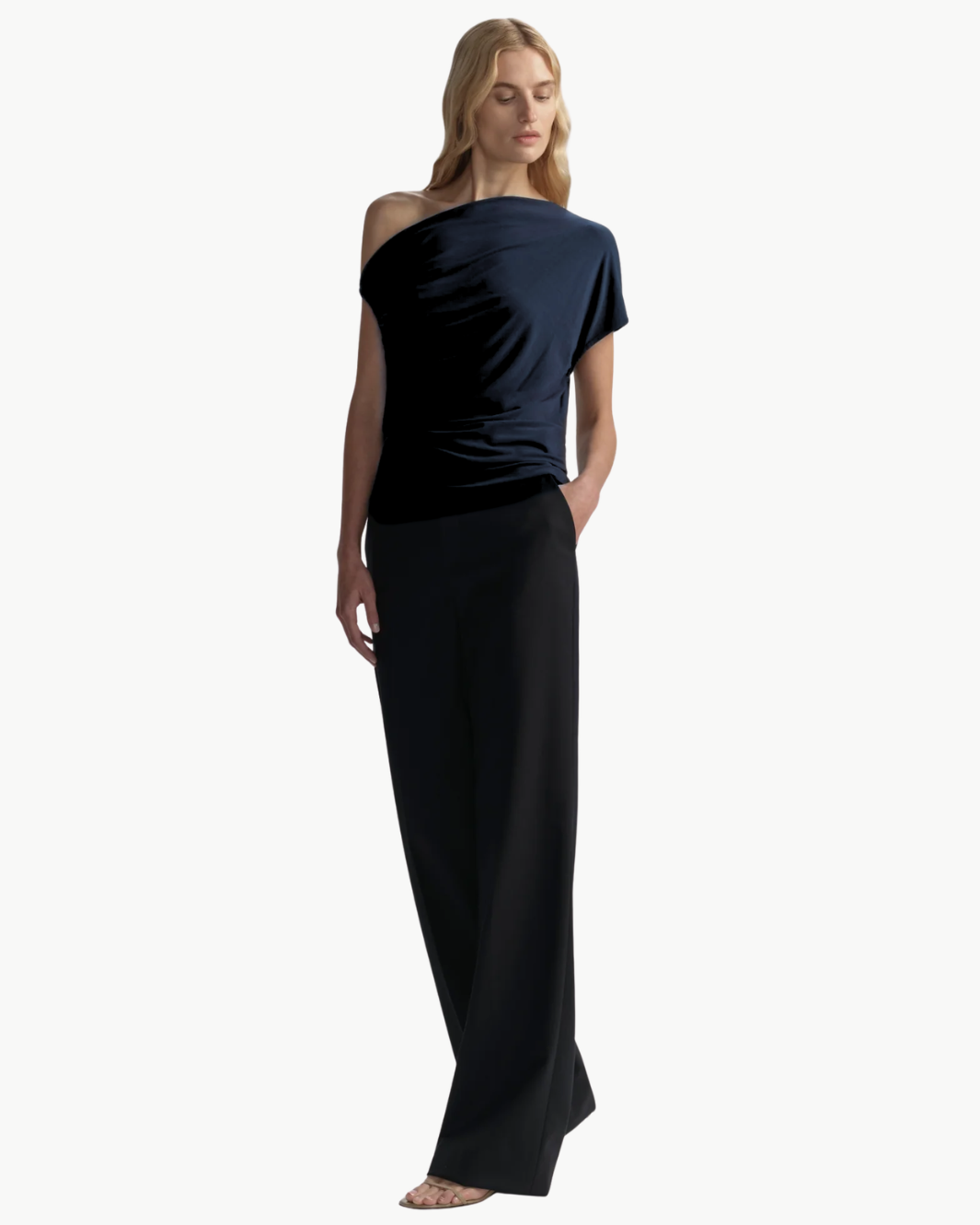 A.L.C HALLE ONE SHOULDER TEE at Romi Boutique