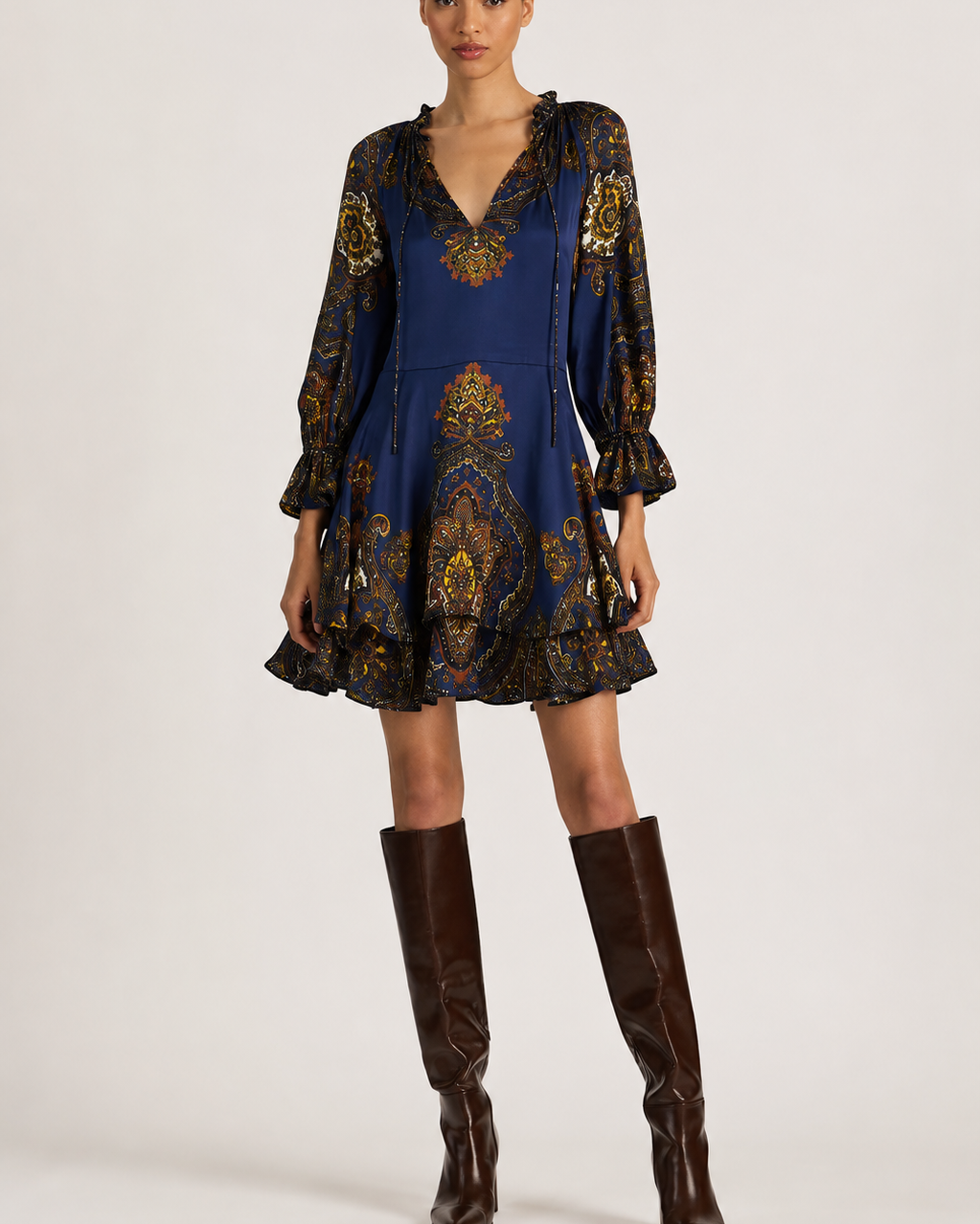 Joanne Double Handkerchief Dress