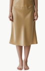 Brazeau Tricot Silk Lady Skirt at Romi Boutique